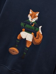 Joules Boys' Artwork Sweat Applique Sweatshirt - Imagen 3 de 5