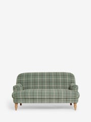 Laura Ashley Fern Green Lindfield Check Clipsham Small 2 Seater Sofa - Image 7 of 10