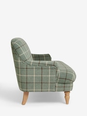 Laura Ashley Fern Green Lindfield Check Clipsham Small 2 Seater Sofa - Image 8 of 10
