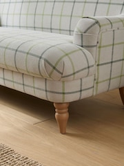 Laura Ashley Natural Lindfield Check Clipsham Small 2 Seater Sofa - Image 6 of 8