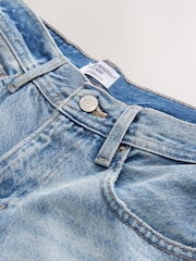 Bleach Ripped Knee Relaxed Bootcut 100% Cotton Jeans - Image 9 of 9