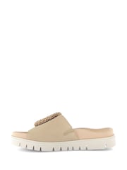 Gabor Cream Everly Caramel Suede Mule Style Sandals - Image 2 of 5