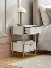 Light Evie Oak Effect Set of 2 Bedside Table - Image 2 of 8
