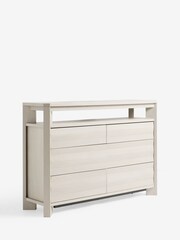 Light Natural Nomad Oak Effect Chest of Drawers - Image 5 of 7
