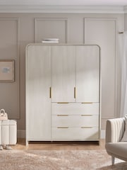 Light Natural Mia Oak Effect Triple, 3 drawers Wardrobe - Image 3 of 8
