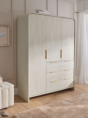 Light Natural Mia Oak Effect Triple, 3 drawers Wardrobe - Image 4 of 8