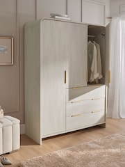 Light Natural Mia Oak Effect Triple, 3 drawers Wardrobe - Image 5 of 8