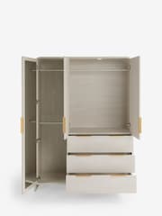 Light Natural Mia Oak Effect Triple, 3 drawers Wardrobe - Image 8 of 8