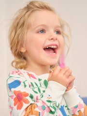 Ecru White Snuggle Diwali Print Pyjamas 1 Pack (9mths-8yrs) - Image 3 of 7