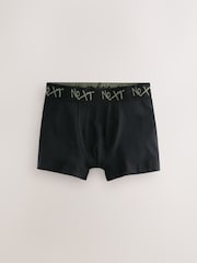 Black with Grafitti Next Waistband Trunks 5 Pack (1.5-16yrs) - Image 4 of 9