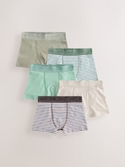 Grün/Ecru - Boxers 5 Pack (1.5-16yrs) - Bild 1 von 9
