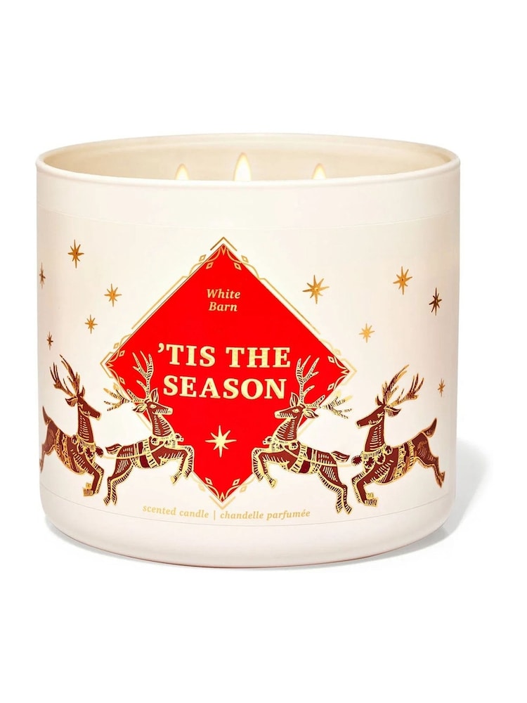 Bath & Body Works Tis The Season 3 Christmas Novelty Works 3-Wick Candle 14.5 oz / 411 g - Image 1 of 1