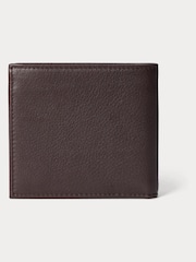 Polo Ralph Lauren Brown Pebbled Leather Billfold Coin Wallet - Image 2 of 3