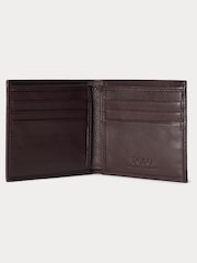 Polo Ralph Lauren Brown Pebbled Leather Billfold Wallet - Image 3 of 3