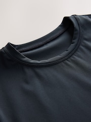 self. Black self. Fitted Short Sleeve Top - Image 2 of 3