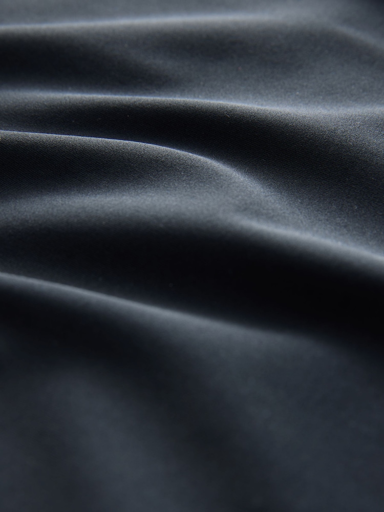 self. Black self. Fitted Short Sleeve Top - Image 3 of 3