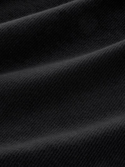 Black Hidden Support Ribbed T-Shirt - Image 9 of 9