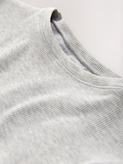 Grey Hidden Support Ribbed T-Shirt - Image 6 of 8