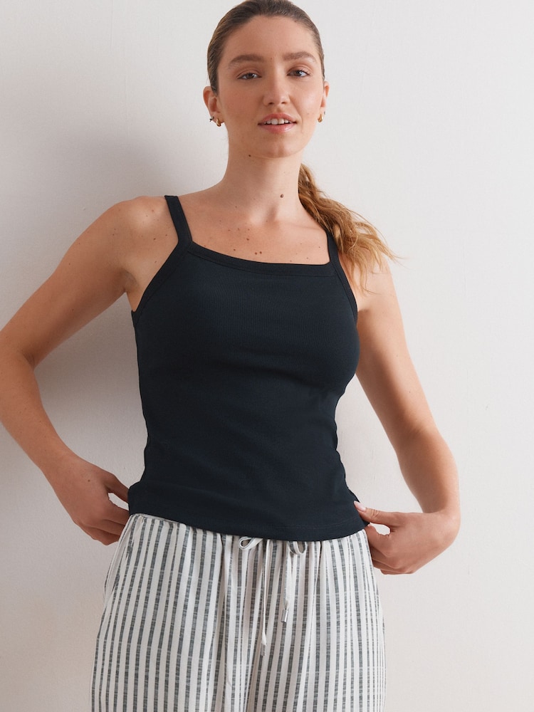 Black Hidden Support High Neck VestS - Image 1 of 5