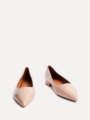 Linzi Nude Orian Pointed Toe Ballet Flats - Image 3 of 5