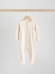Pink Baby Sleepsuit, Bodysuit, Beanie and Bib Set 4 Piece (0-9mths) - Image 4 of 11