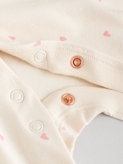 Pink Baby Sleepsuit, Bodysuit, Beanie and Bib Set 4 Piece (0-9mths) - Image 9 of 11