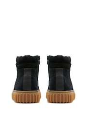 Schwarz - Clarks Tor Hill Hohe Stiefel aus Wildleder für ältere Kinder - Bild 5 von 7