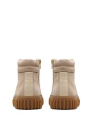 Clarks Natural Older Kids Suede Tor Hill Hi Boots - Image 6 of 7