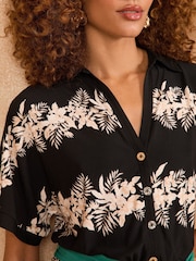 Love & Roses Jersey Kimono Sleeve Belted Mini Dress - Imagen 4 de 4