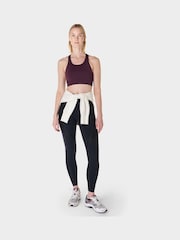 Sweaty Betty Purple Stamina Seamless Sports Bra - Image 4 of 7