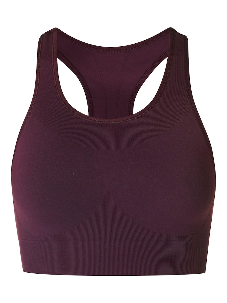 Sweaty Betty Purple Stamina Seamless Sports Bra - Image 7 of 7