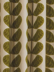Orla Kiely Green Botanica Blackout Eyelet Curtains - Image 3 of 3