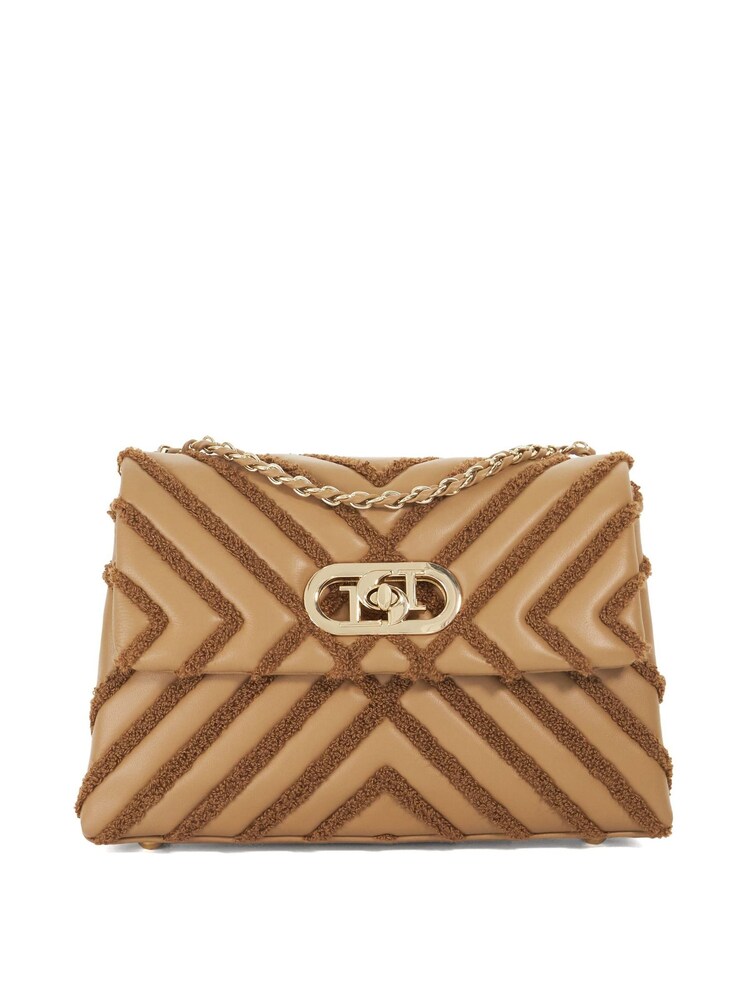 Dune London Natural Ground Small Regent Quilted Shoulder Bag - Image 2 of 5