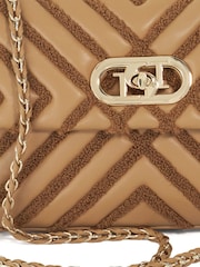 Dune London Natural Ground Small Regent Quilted Shoulder Bag - Image 4 of 5
