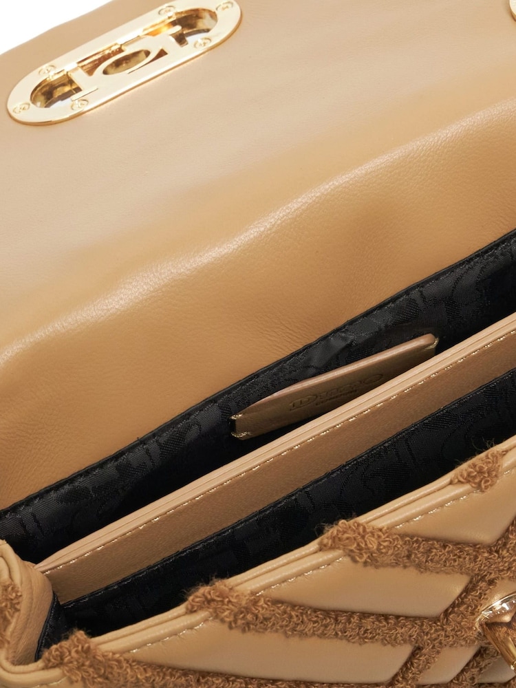Dune London Natural Ground Small Regent Quilted Shoulder Bag - Image 5 of 5