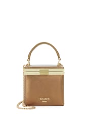 Dune London Metallic Everlong Micro Bag - Image 2 of 5