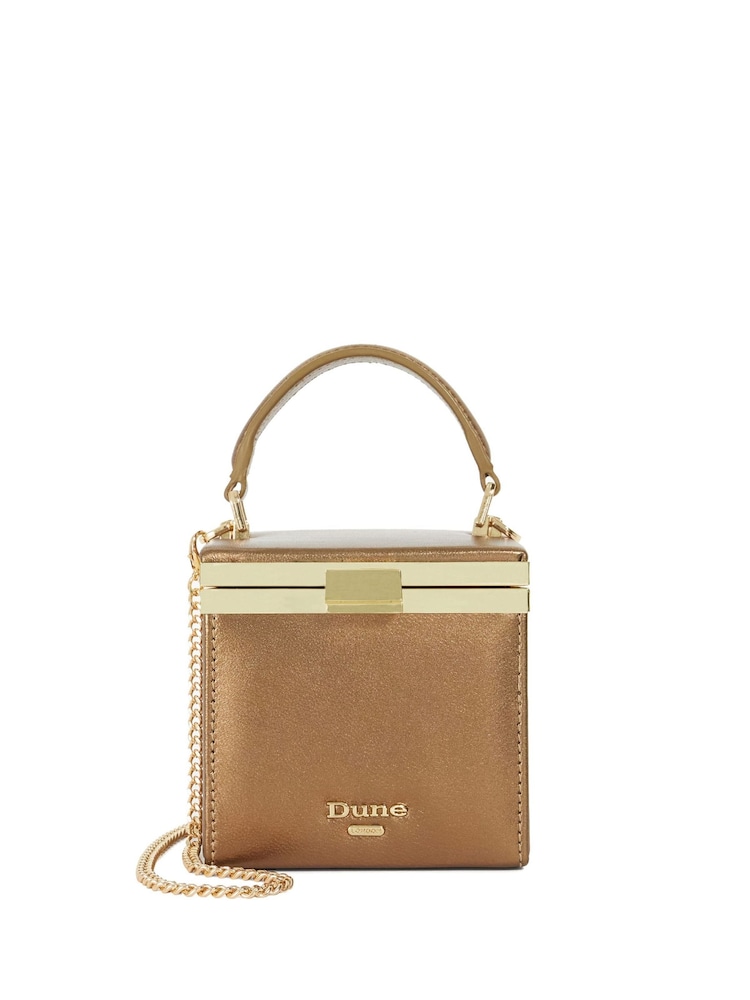 Dune London Metallic Everlong Micro Bag - Image 2 of 5