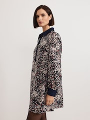 Phase Eight Black Kristel Cuff Dotty Swing Dress - Image 6 of 6
