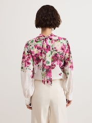 Phase Eight Black Winnie Border Floral Blouse - Image 2 of 7