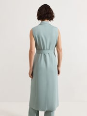 Phase Eight Bowen Eau De Nil Longline Waistcoat - Imagen 2 de 7