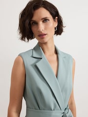 Phase Eight Bowen Eau De Nil Longline Waistcoat - Imagen 5 de 7