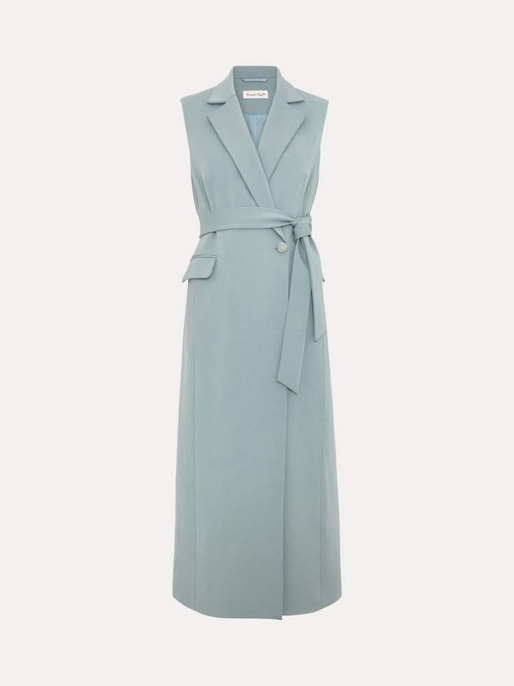 Phase Eight Bowen Eau De Nil Longline Waistcoat - Imagen 7 de 7