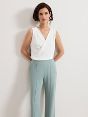 Phase Eight Blue Bowen Eau De Nil Suit Trousers - Image 4 of 7