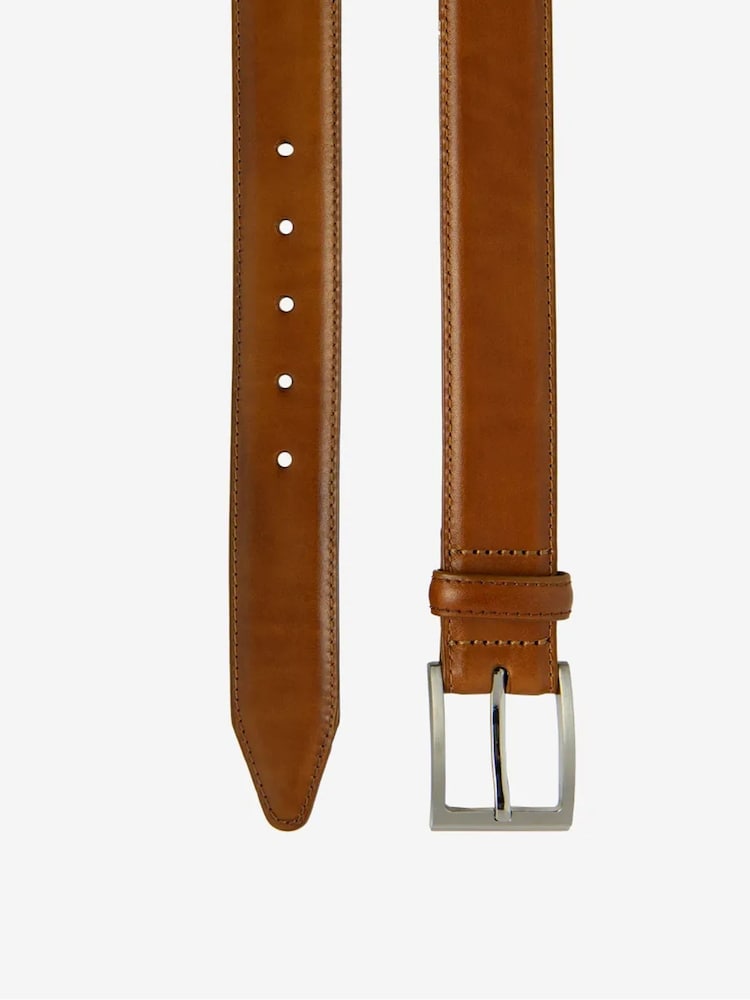 Loake Leather Buckle Belt - Image 2 of 2 Loake Leather Buckle Belt - Image 2 of 2