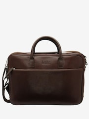 Loake Grained Calf Leather Briefcase - Image 1 of 2