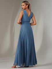 Jolie Moi Кора без рукава Шифоновое платье макси - Image 2 of 6