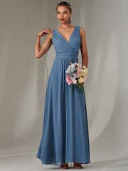 Jolie Moi Кора без рукава Шифоновое платье макси - Image 6 of 6