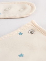 Blue Baby Sleepsuit, Bodysuit, Beanie and Bib Set 4 Piece (0-12mths) - Image 16 of 17