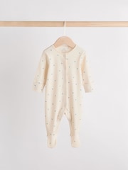 Blue Baby Sleepsuit, Bodysuit, Beanie and Bib Set 4 Piece (0-12mths) - Image 2 of 17