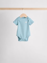 Blue Baby Sleepsuit, Bodysuit, Beanie and Bib Set 4 Piece (0-12mths) - Image 3 of 17